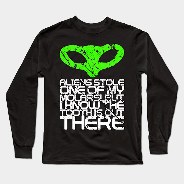 Alien Ufo Area 51 Long Sleeve T-Shirt by Lionstar